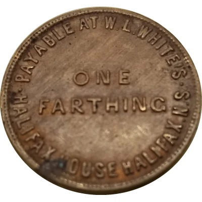 1 Farthing W.L. White's Halifax House ND front