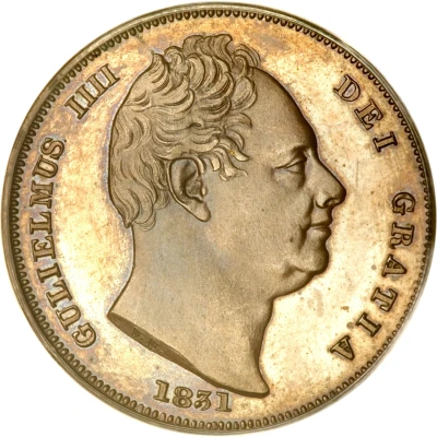 1 Farthing - William IV front