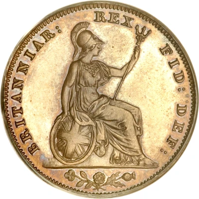 1 Farthing - William IV back