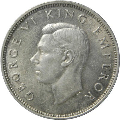 1 Florin - George VI 1st type front