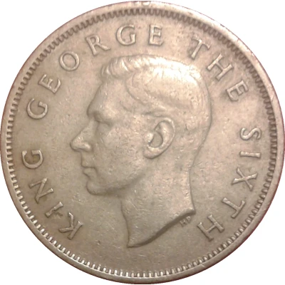 1 Florin - George VI 3rd type front