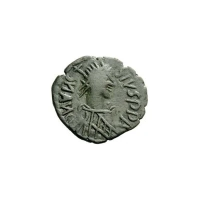 1 Follis In the name of Anastasius I; Sirmium front