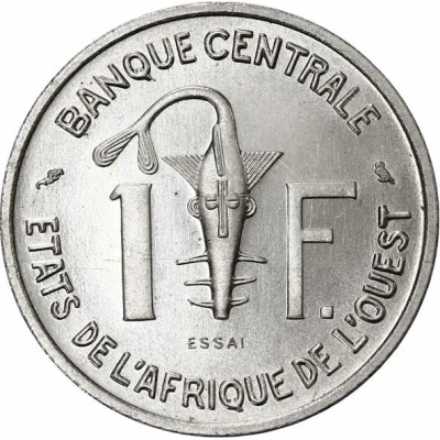 1 Franc CFA Essai front