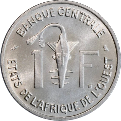 1 Franc CFA front