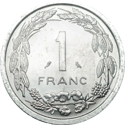 1 Franc CFA back