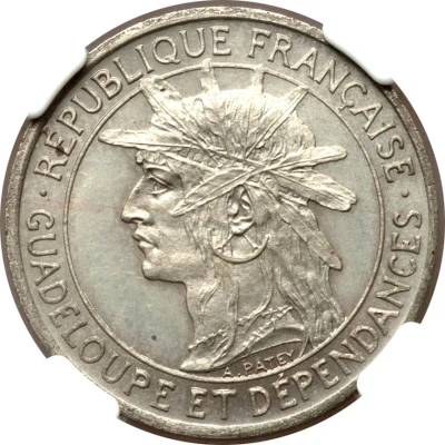 1 Franc Essai, Maillechort front