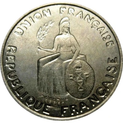 1 Franc Essai, raised design front