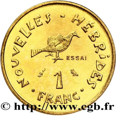 1 Franc Essai back