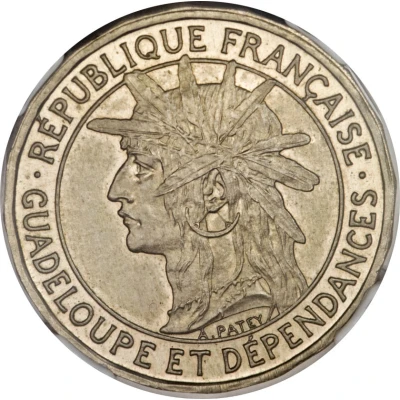 1 Franc Piedfort front