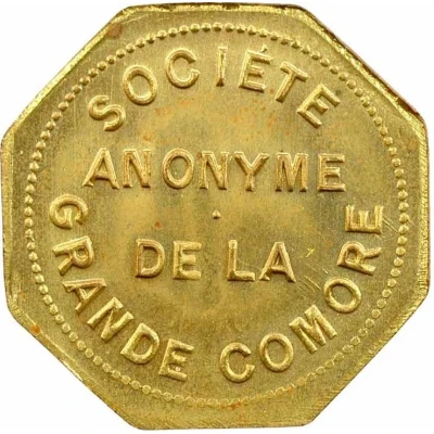 1 Franc Société Anonyme Token Coinage; Brass ND front