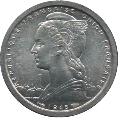 1 Franc front