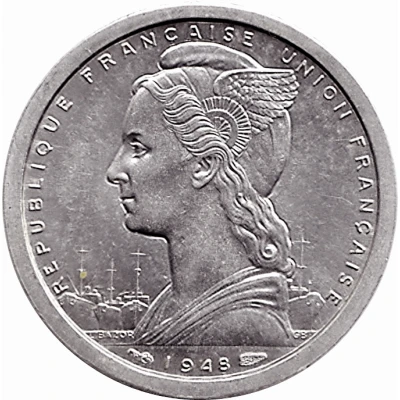 1 Franc front