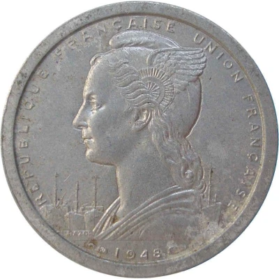 1 Franc front