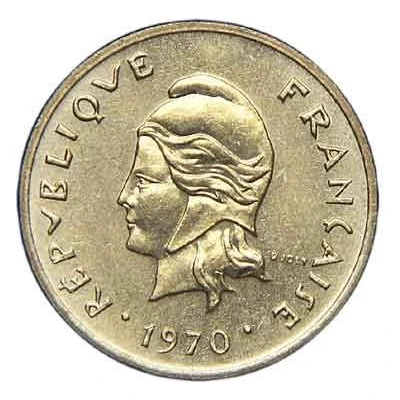 1 Franc front