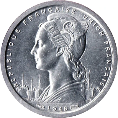 1 Franc front