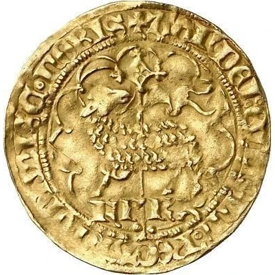 1 Gold Agnel - Frederick IV ND front