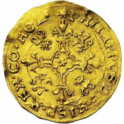 1 Gold Crown - Philip II ND front