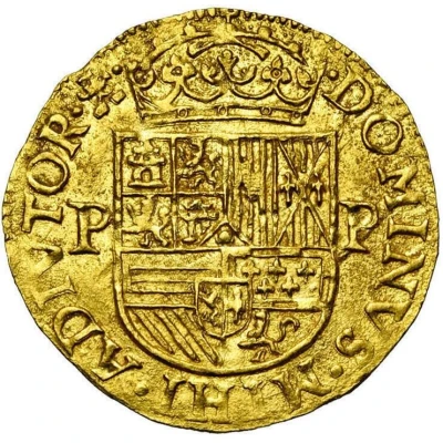 1 Gold Crown - Philip II back