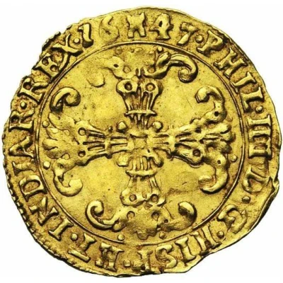 1 Gold Crown - Philip IV front