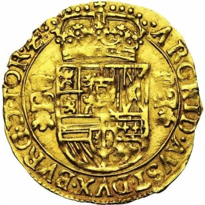 1 Gold Crown - Philip IV back