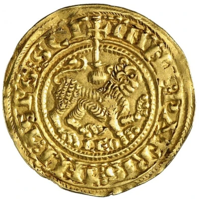 1 Gold maravedi - Ferdinand II ND front