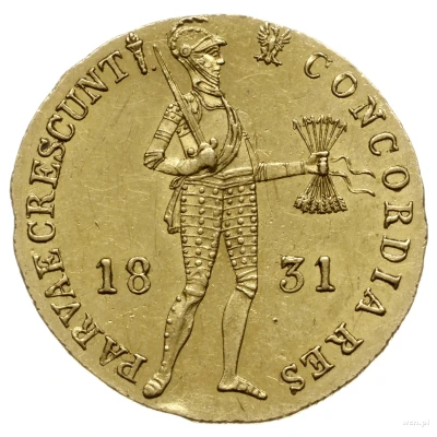 1 Golden Warsaw Dutch Ducat front