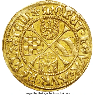 1 Goldgulden - Albert and Charles I back