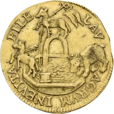 1 Goldgulden - Augustus back