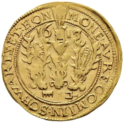 1 Goldgulden - Charles Günther, Louis Günther, Albert Günther, Günther XLII, Anthony Henry, John Günther II and Christian Günther front