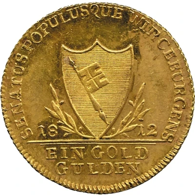 1 Goldgulden - Ferdinand of Austria Neujahrsgoldgulden back