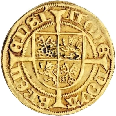 1 Goldgulden - Henry II of Schwarzburg ND back