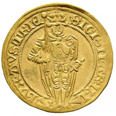 1 Goldgulden In the name of Sigismund; Hall ND front