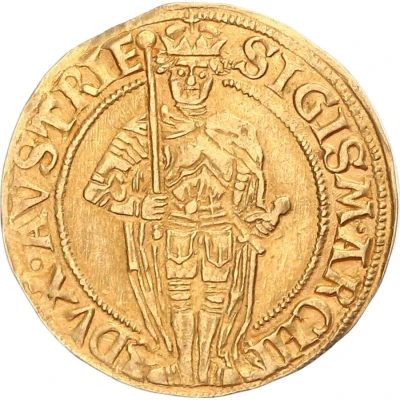 1 Goldgulden In the name of Sigismund; Hall ND front