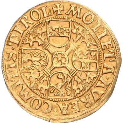 1 Goldgulden In the name of Sigismund; Hall ND back