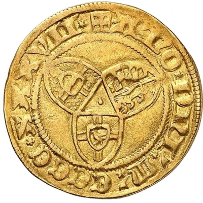 1 Goldgulden - Theodoric I Schenk of Erbach ND back