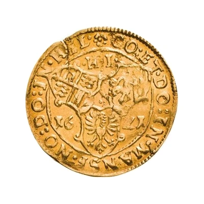 1 Goldgulden - Volrat VI, Wolfgang III and John George II back