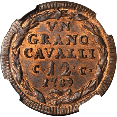 1 Grano - Ferdinando IV back