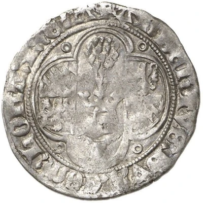 1 Groat - Albert of Bavaria Quadrilobe ND front