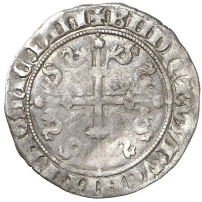 1 Groat - Albert of Bavaria Quadrilobe ND back