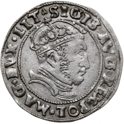 1 Groat - Sigismund II Augustus Early bust front