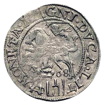 1 Groat - Sigismund II Augustus Late bust back