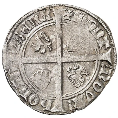 1 Groat or Lion - William VI ND back