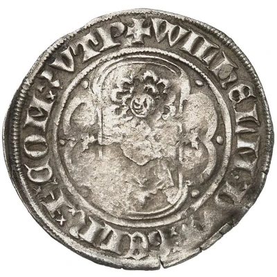 1 Groat "with Helmet" - William I Roermond ND front