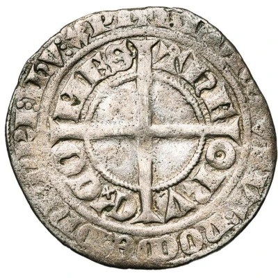 1 Groat with Lion - Theoderic ND back