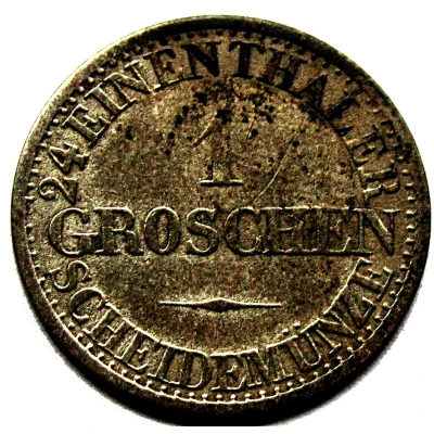 1 Groschen - Alexander Charles Joint Coinage back