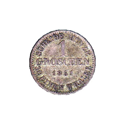 1 Groschen - Ernest II back