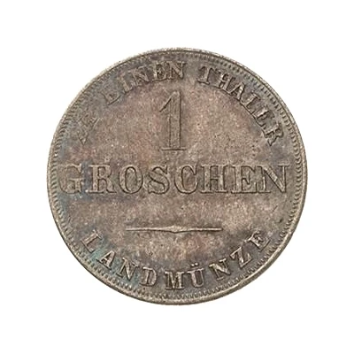 1 Groschen - Ernest I back