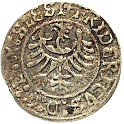 1 Groschen - Frederick II Eagle ND front