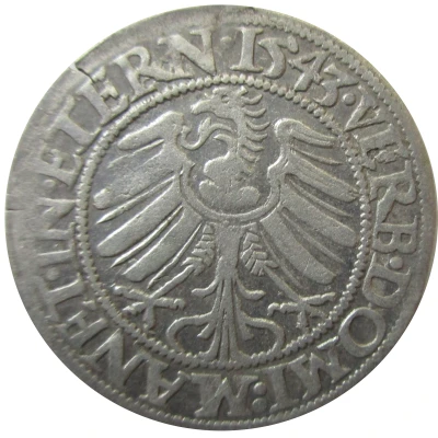 1 Groschen - Frederick II back