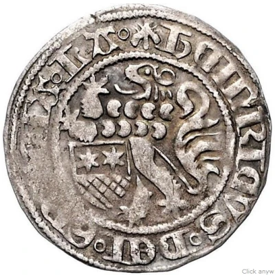 1 Groschen - Henry III of Marburg ND front